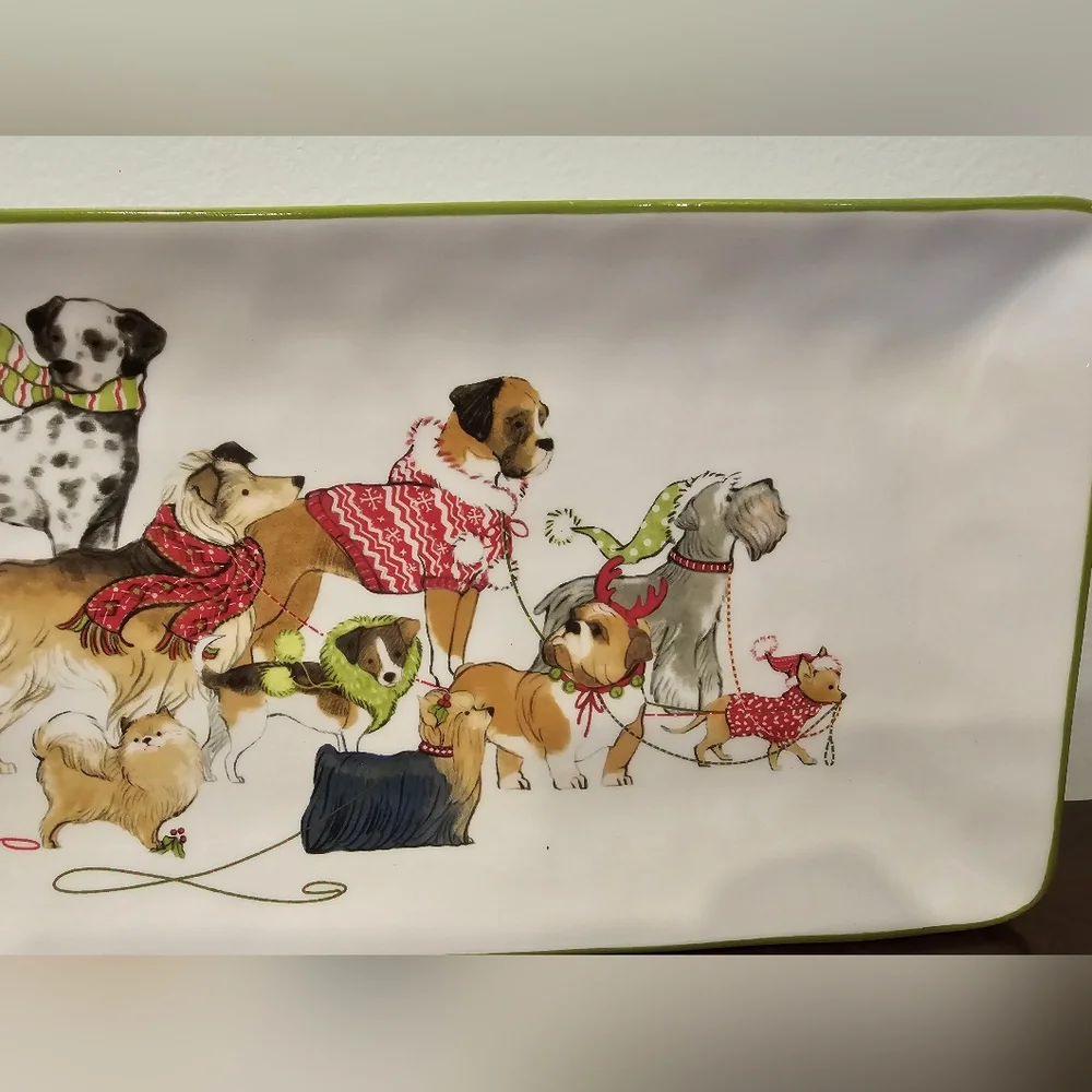 14" PIER 1 Christmas Serving Platter - Picture 3 of 5